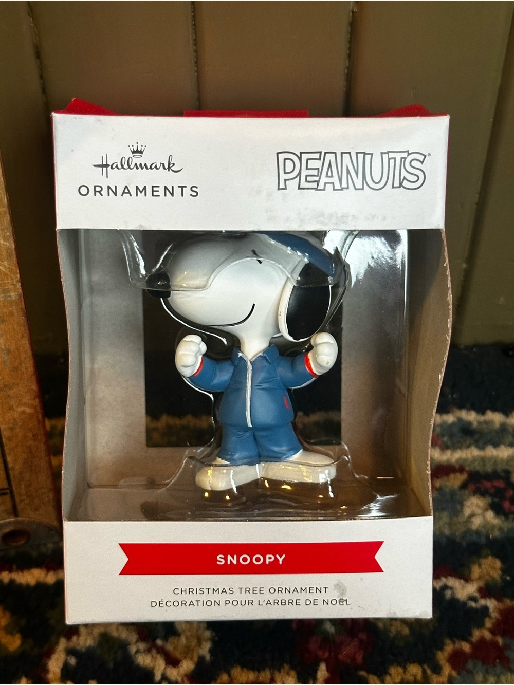 Hallmark Peanuts Snoopy Team USS Christmas Ornament NEW